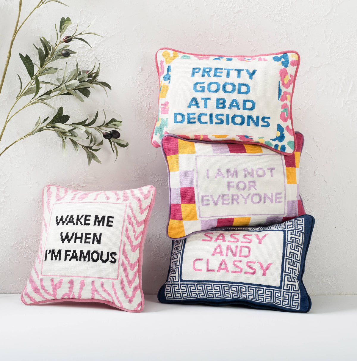 Pretty Good Needlepoint Pillow