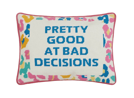 Pretty Good Needlepoint Pillow