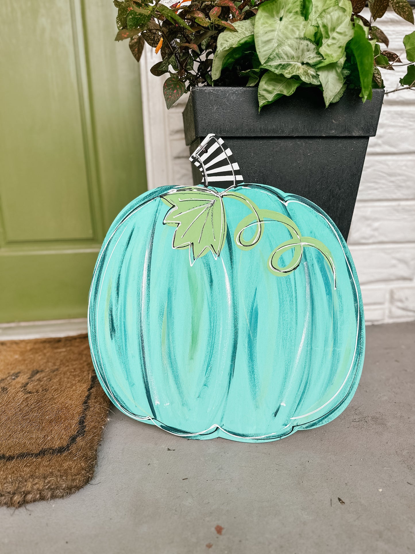 Pumpkin Door Hanger