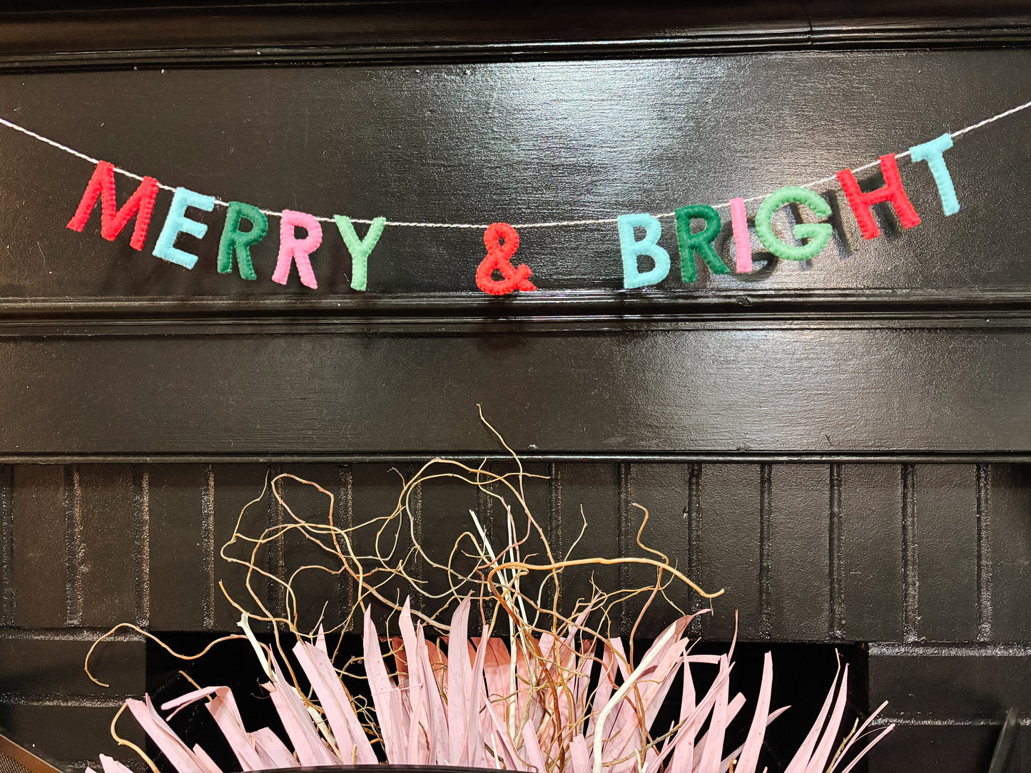 "Merry & Bright" 6 Foot Garland