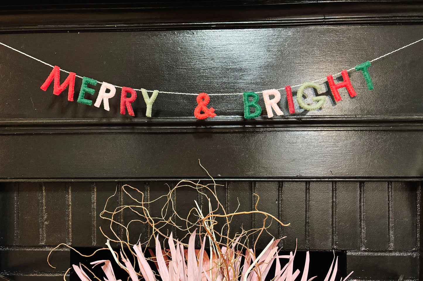 "Merry & Bright" 6 Foot Garland