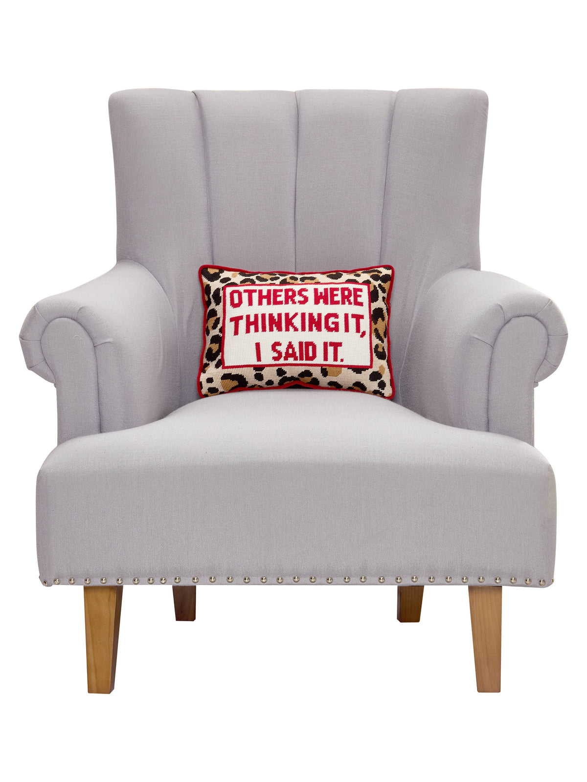 Others Were Thinking It Needlepoint Pillow